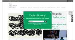 Desktop Screenshot of drawingcenter.org